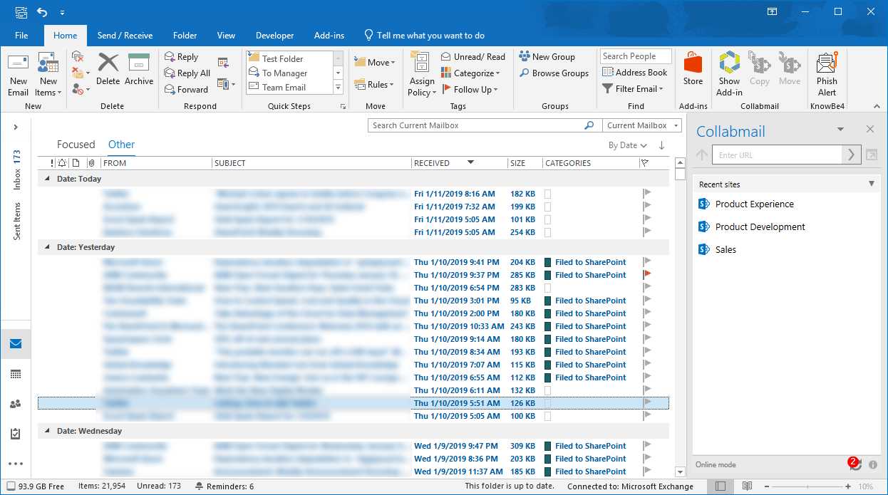 Auto-Categorizing Filed Emails & More With Collabmail 1.7 Update